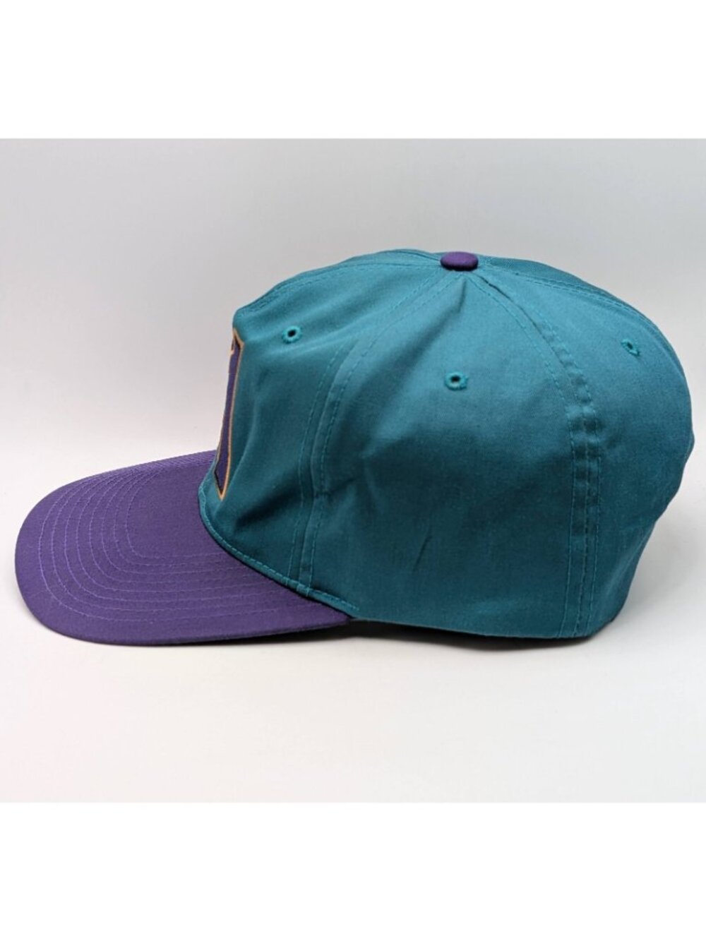 Vintage Arizona Diamondbacks Hat Snapback Teal Purple Twins MLB Baseball 90s Cap - Picture 3 of 5